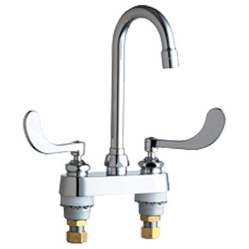 Chicago Faucets 895-317E35ABCP Hot and Cold Sink Faucet