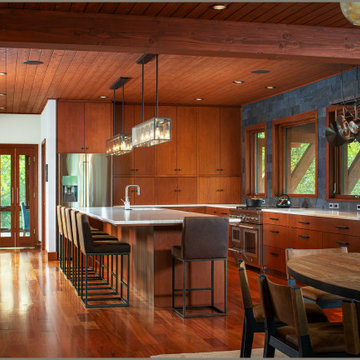 Nebraska Timber Frame Home- Elkhorn River Residence