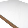 The Clifton Dining Table, 71", White, Transitional, Rectangle