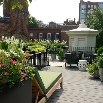 Beacon Hill, Boston, MA Rooftop Garden