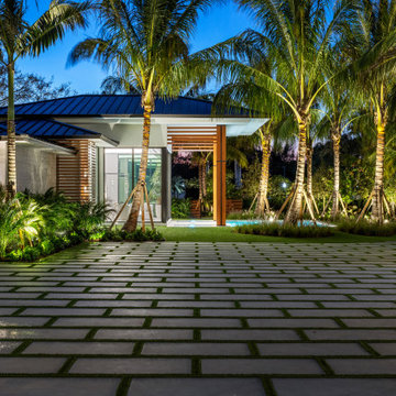 Guest House Side Shot at Sunset