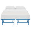 Modway Horizon Stainless Steel Queen Metal Bed Frame in Light Blue