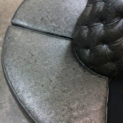 Circle Leather Banquette Sofa - Products