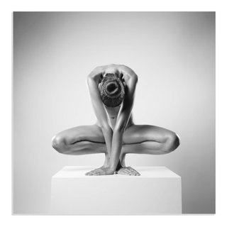 Human Form Photography 'Cross', Classy Nude Art on Metal or Acrylic -  Contemporary - Prints And Posters - by Modern Crowd | Houzz