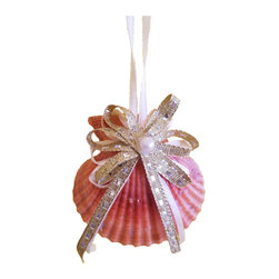Pink Shell Ornament - Christmas Ornaments