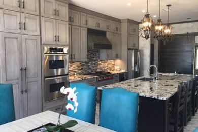 Kitchen - transitional kitchen idea in Other