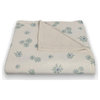 Blue Daisy Pattern 50x60 Coral Fleece Blanket
