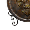 Traditional Brown Metal Charger 41734