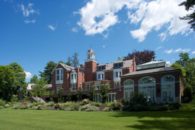 Inspiration for a timeless exterior home remodel in Boston