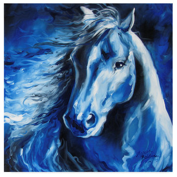 Marcia Baldwin 'Blue Thunder' Canvas Art, 24x24