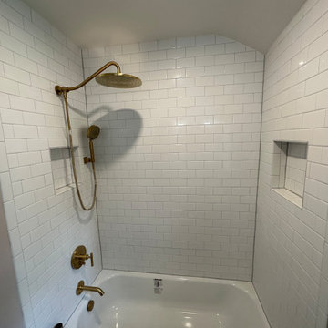Bathtub Reno in Kohler Modern Brushed Brass Finish
