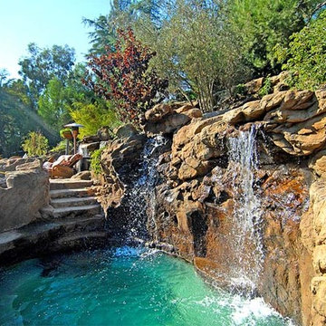 Naturalistic Pools with Grotto