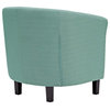 Zoey Laguna Upholstered Fabric Armchair
