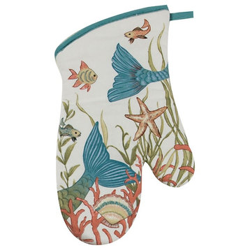 Mermaid Tails Seas the Day Kitchen Oven Mitt