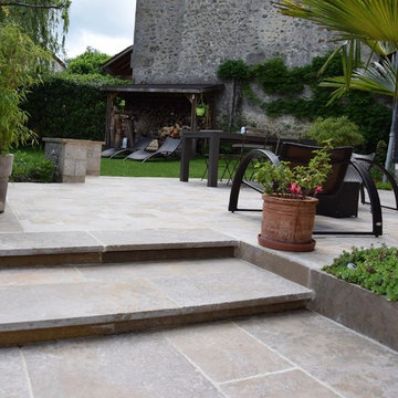 un jardin champêtre
