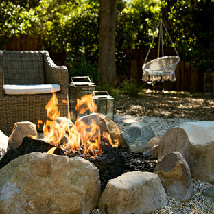 Idée de décoration pour un jardin style shabby chic.