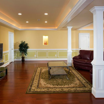 Movie Theatre Highlights Full Basement Remodel