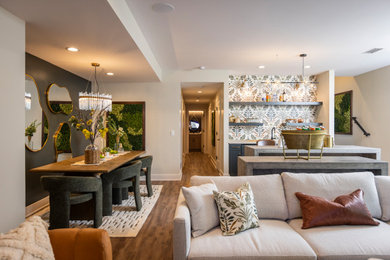 Inspiration for a living room remodel in Cincinnati