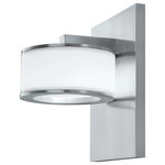 Norwell Lighting - Timbale Sconce Led, Brushed Aluminum, 4" - See Image 2 For Metal Finish