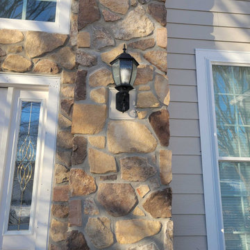 Stucco remediation with siding and windows installation, sheathing replacement