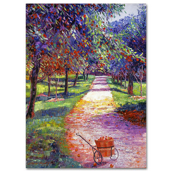David Lloyd Glover 'French Apple Orchards' Canvas Art, 35"x47"