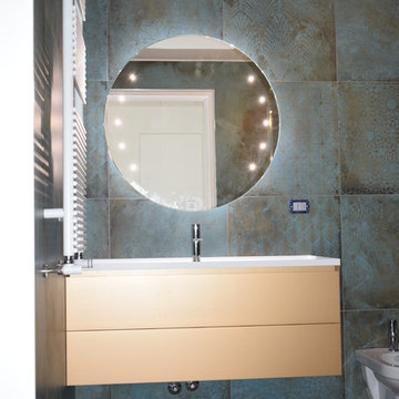Ristrutturazione bagno - Verde & Oro