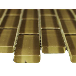 1x3 Brown Glossy Subway Glass Mosaic Tiles - Home Accessories & Decor