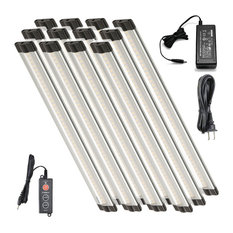 Lightkiwi N5886 12" Warm White Modular LED Under Cabinet Lighting 12-Panel Kit