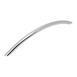 Cosmas - Arch Bow Cabinet Bar Pull, Polished Chrome, Set of 10 - Cabinet And Drawer Handle Pulls