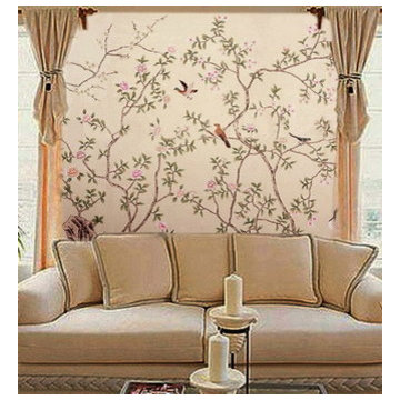 hand painted wallpaper project show