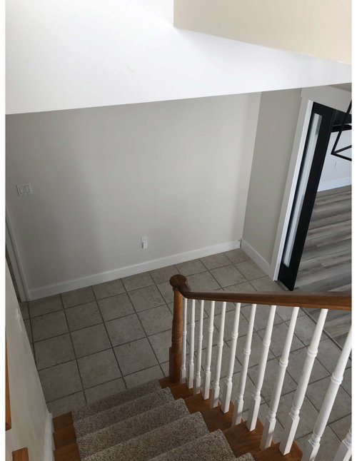 Should console/mirror be centered on wall or aligned with hallway?