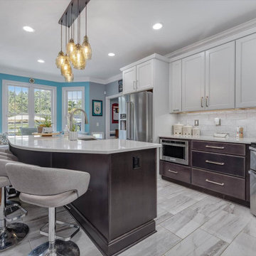 Two-Finish Kitchen Design Sanford, NC