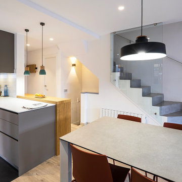 SALÓN COMEDOR CON COCINA ABIERTA