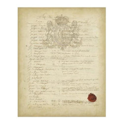 Vintage Document II - Prints And Posters