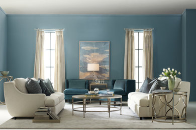 Living room - living room idea in Philadelphia