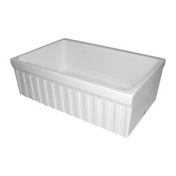 Whitehaus Collection - Whitehaus Collection WHQ330 Farmhaus Fireclay sink - Kitchen Sinks