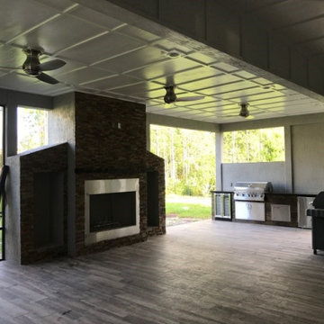 Peng covered lanai/ Summer kitchen