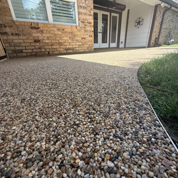 Natural Stone Resin Rock Patio & Outdoor Living Area- Houston Tx