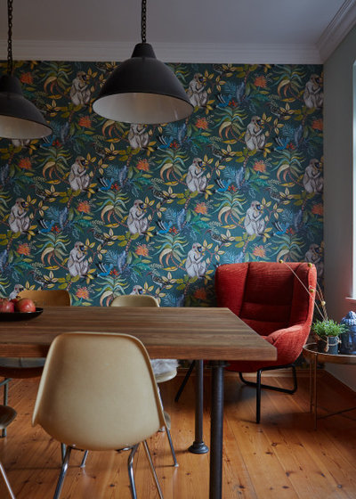 Eclectic Dining Room by Cocobird Design