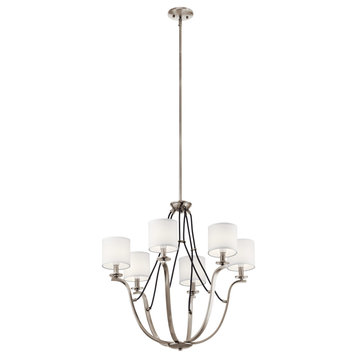 Thisbe 6-Light Traditional Chandelier in Classic Pewter