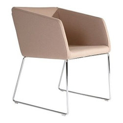 Box Sledge Armchair by B&T - Dining Chairs