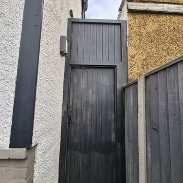 Garden House, gate and front door restoration in Wimbledon SW19