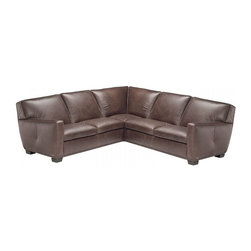 Natuzzi Editions Transitional Sectional Sofa B528 - Sectional Sofas