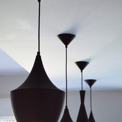 Lugar de encuentro - Reforma de vivienda en Majadahonda - Pendant Lighting