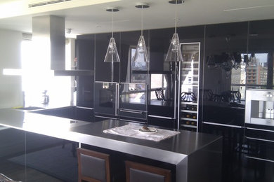 Photo of a contemporary kitchen in London.