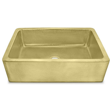 Thompson Traders KSA-3322H Brass 33" Farmhouse Single Basin Brass - Brass