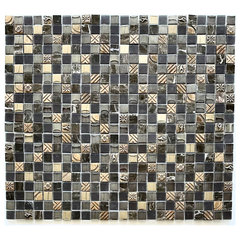 GBM® Handicraft II Desert 12 x 12 Random Stripe Glass Mosaic Tile GBM® Handicraft II Desert 12 x 12 Random Stripe Glass Mosaic Tile