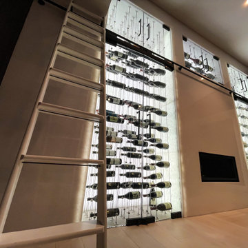 Rolling Wine Cellar Ladder Innovation