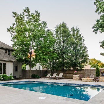 Outdoor Living Space + Pool