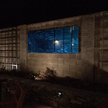 8' Wide x 7' High Aluminum Grid Trellis